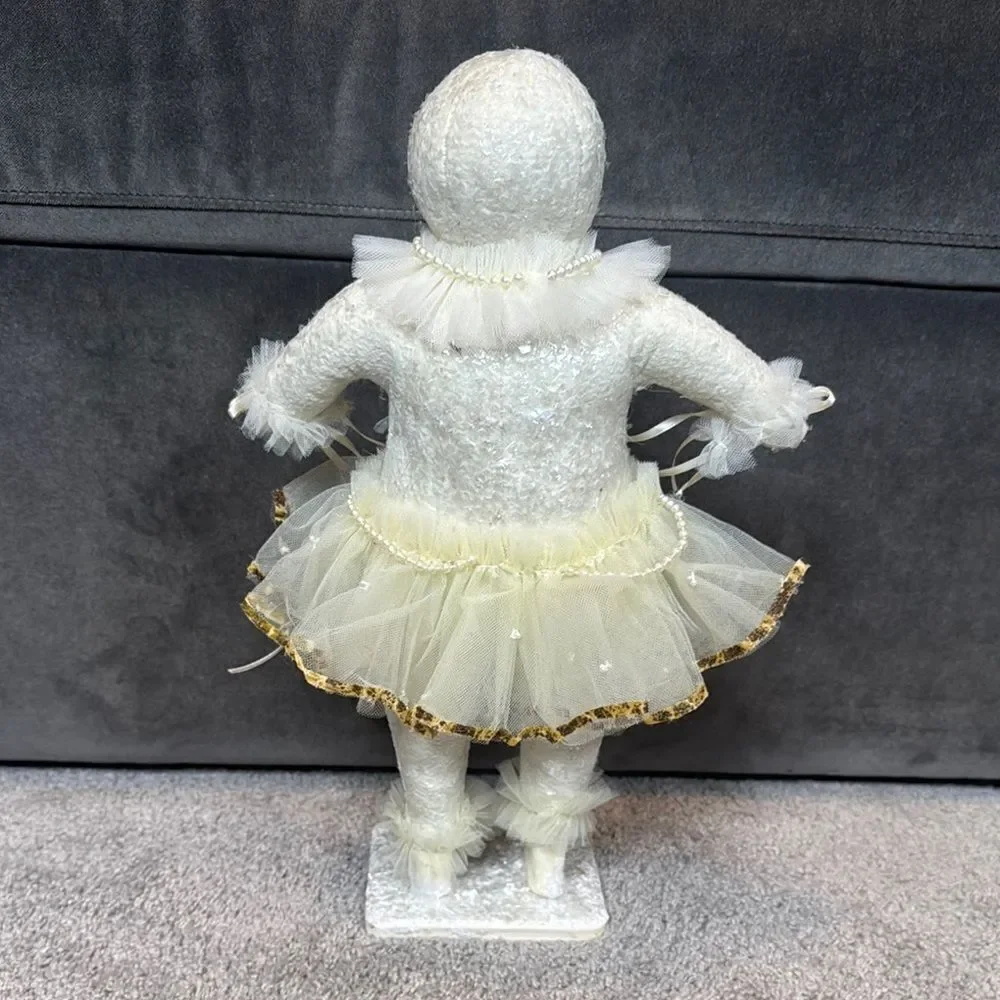 Bethany Lowe RARE Snowman Snow Woman Christmas Vintage Decoration Stars